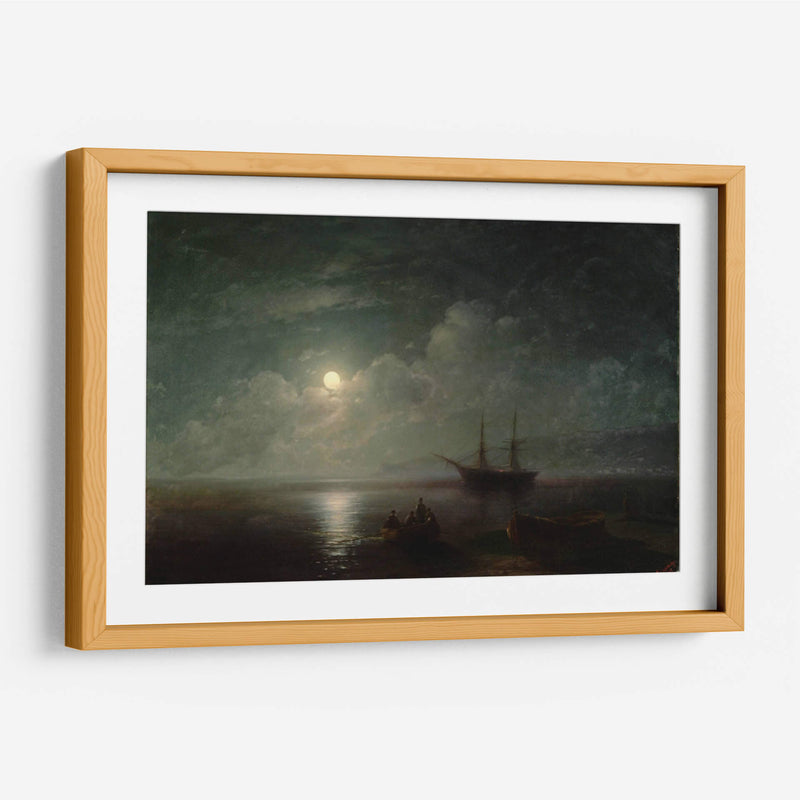 Paisaje marino con luna llena - Iván Aivazovsky | Cuadro decorativo de Canvas Lab