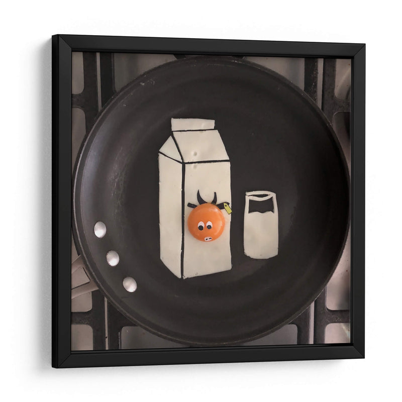 Milk - Eggshibit | Cuadro decorativo de Canvas Lab