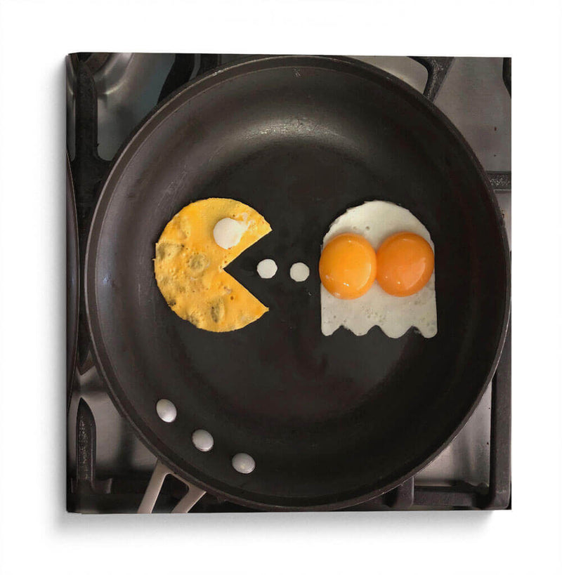 PacPan - Eggshibit | Cuadro decorativo de Canvas Lab