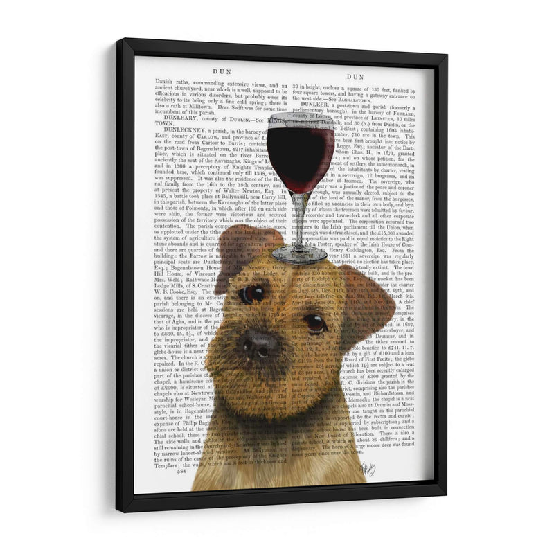 Perro Au Vin, Frontera Terrier - Fab Funky | Cuadro decorativo de Canvas Lab