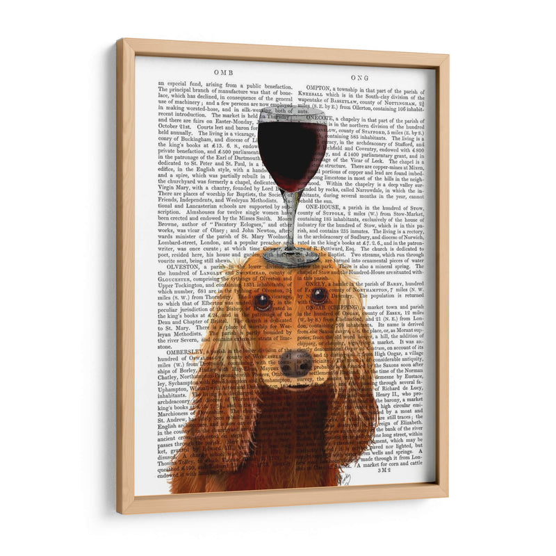 Perro Au Vin, Cocker Spaniel - Fab Funky | Cuadro decorativo de Canvas Lab