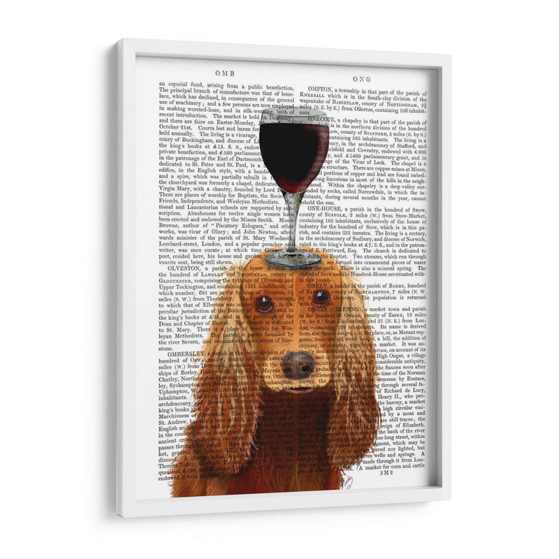 Perro Au Vin, Cocker Spaniel - Fab Funky | Cuadro decorativo de Canvas Lab