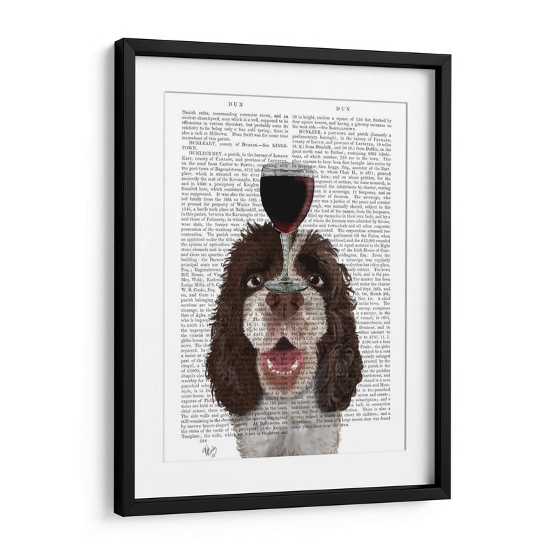 Perro Au Vin, Springer Spaniel - Fab Funky | Cuadro decorativo de Canvas Lab