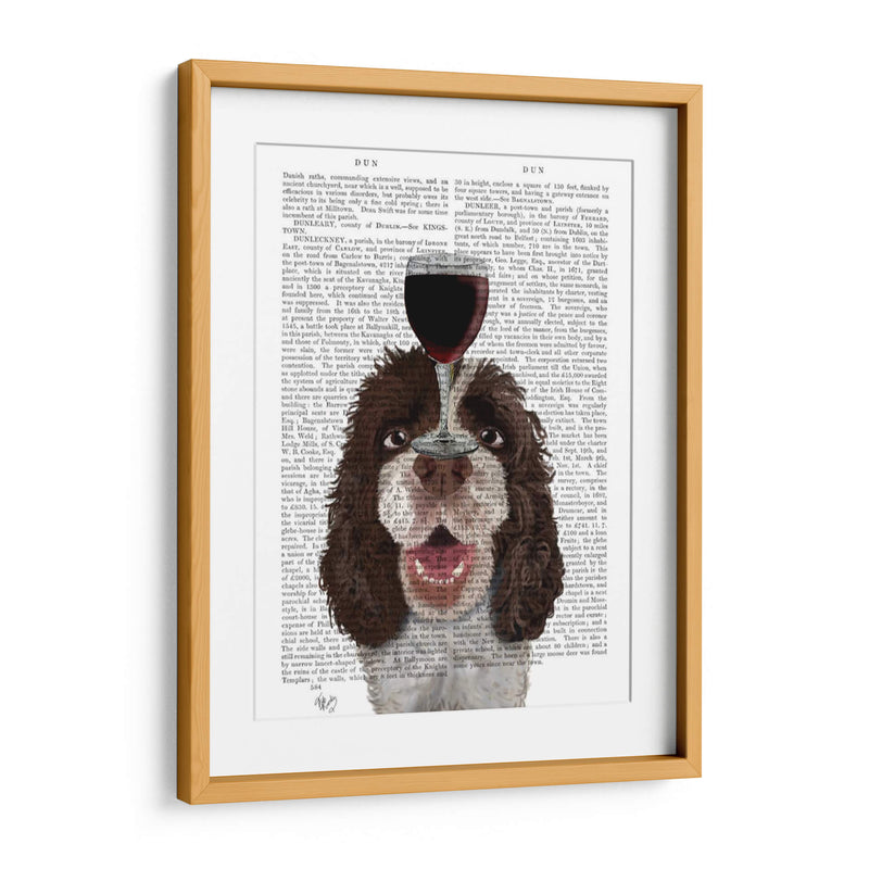 Perro Au Vin, Springer Spaniel - Fab Funky | Cuadro decorativo de Canvas Lab