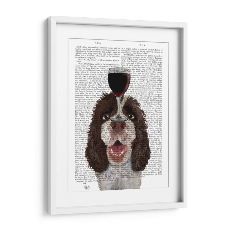 Perro Au Vin, Springer Spaniel - Fab Funky | Cuadro decorativo de Canvas Lab