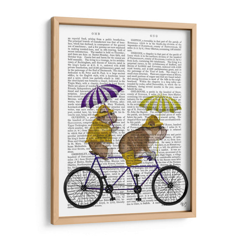 Bulldog Inglés Tandem - Fab Funky | Cuadro decorativo de Canvas Lab