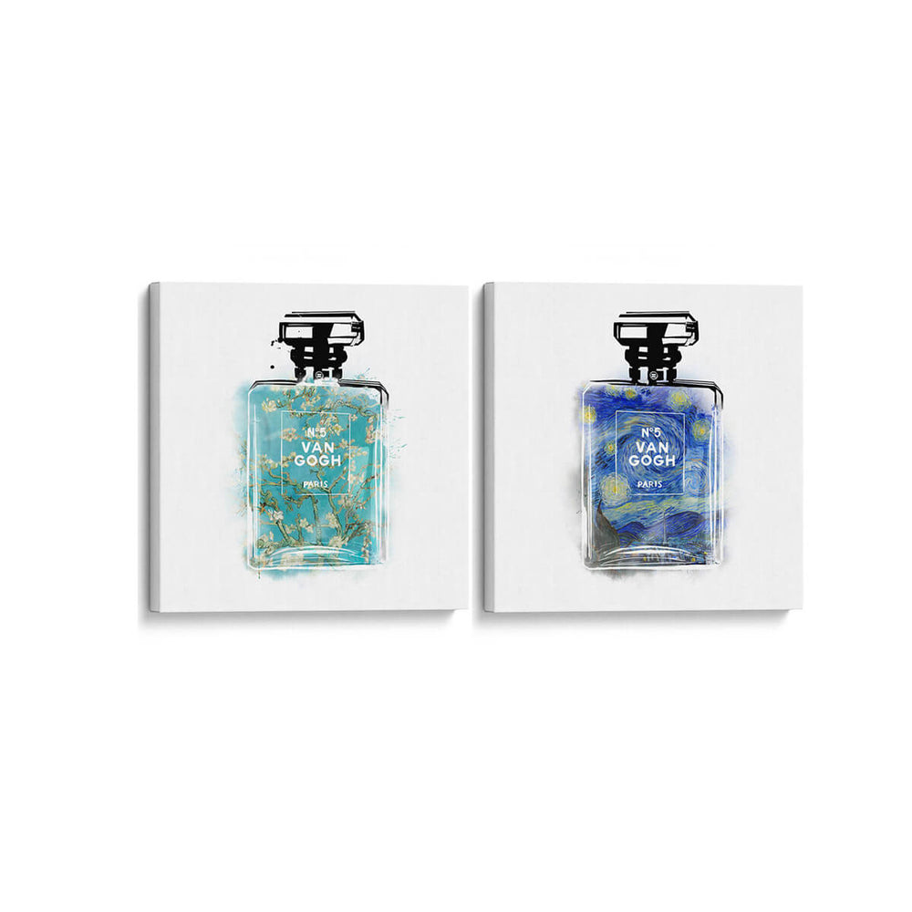 Van Gogh en No. 5 - Set de 2 - David Aste - Cuadro decorativo | Canvas Lab