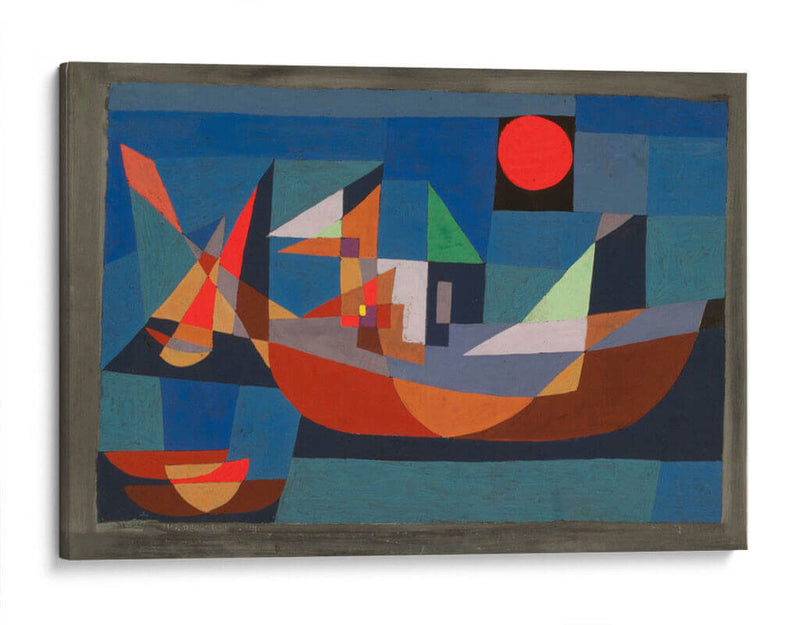 Barcos en reposo - Paul Klee | Cuadro decorativo de Canvas Lab