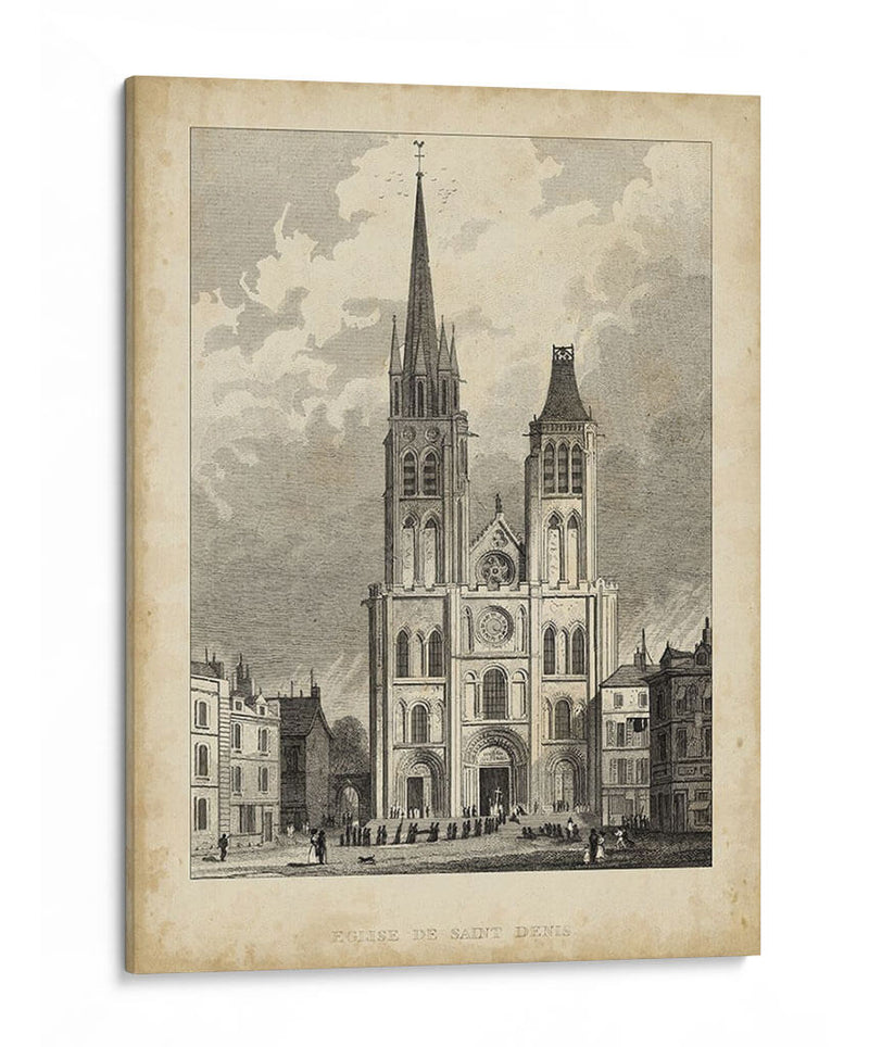 Eglise De St. Denis - A. Pugin | Cuadro decorativo de Canvas Lab