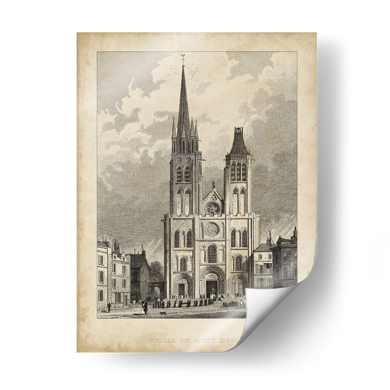 Eglise De St. Denis - A. Pugin | Cuadro decorativo de Canvas Lab