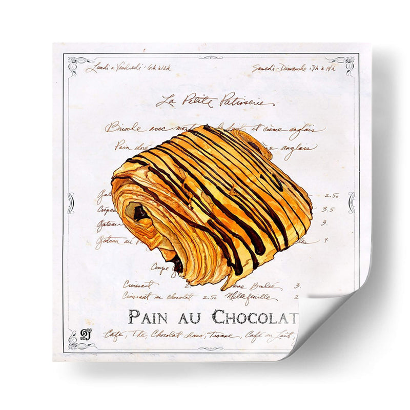 Pain Au Chocolat - Ginny Joyner | Cuadro decorativo de Canvas Lab