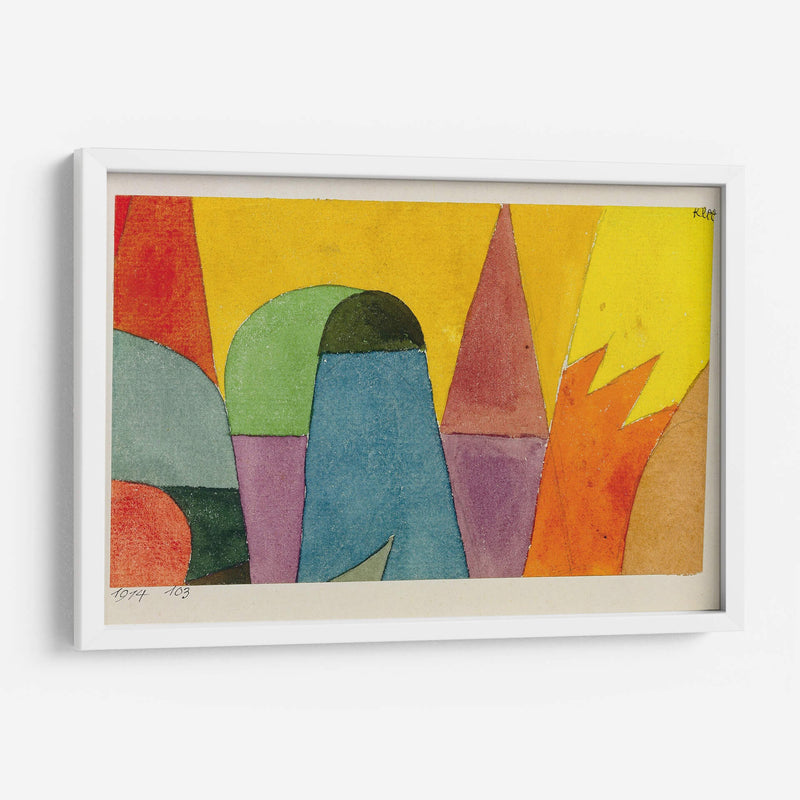 Con el triángulo malva - Paul Klee | Cuadro decorativo de Canvas Lab