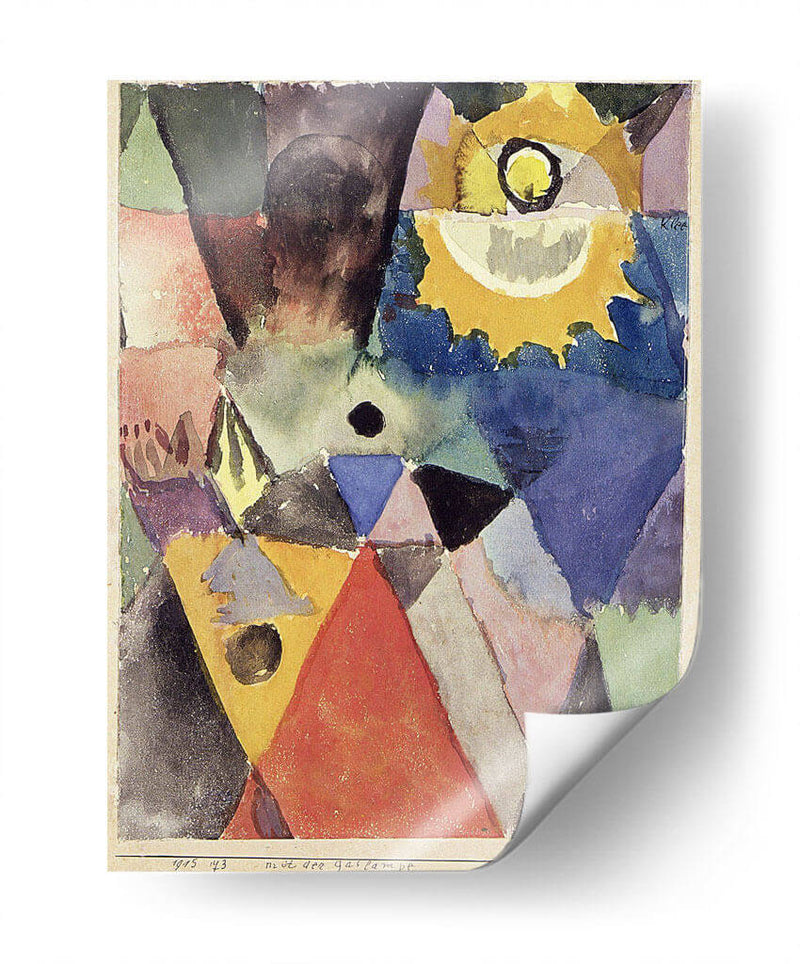 Con la lámpara de gas - Paul Klee | Cuadro decorativo de Canvas Lab