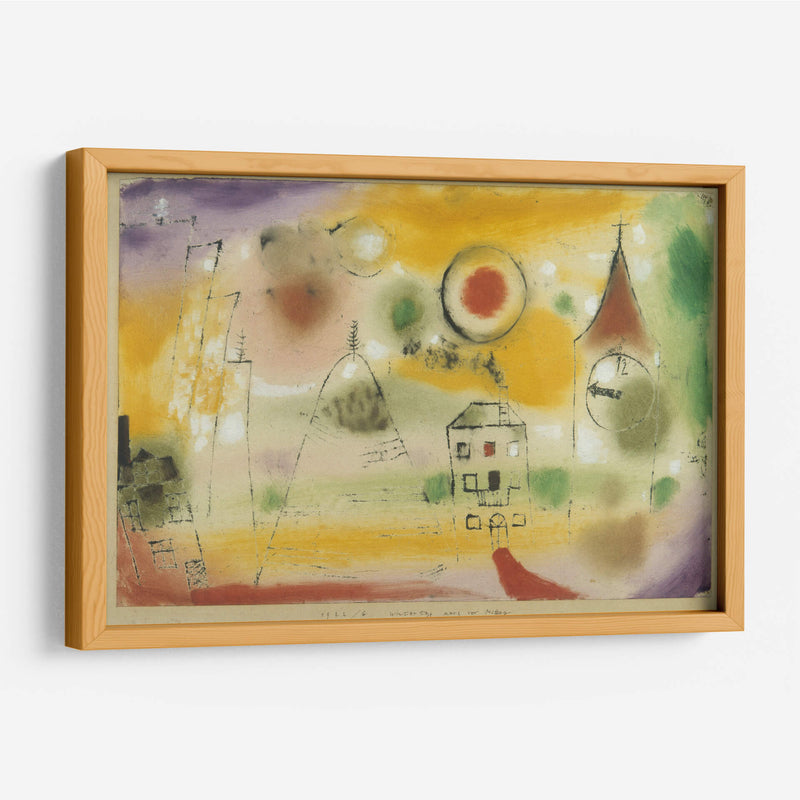Día de invierno justo antes del mediodía - Paul Klee | Cuadro decorativo de Canvas Lab