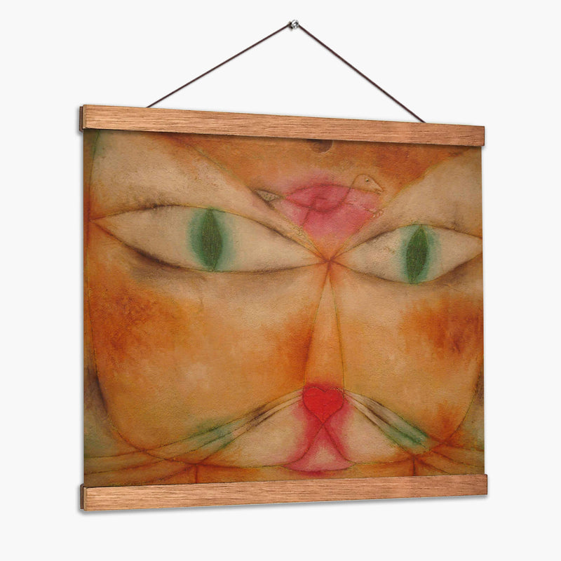 El gato y el pájaro - Paul Klee | Cuadro decorativo de Canvas Lab