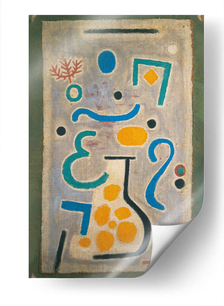 El jarrón - Paul Klee | Cuadro decorativo de Canvas Lab