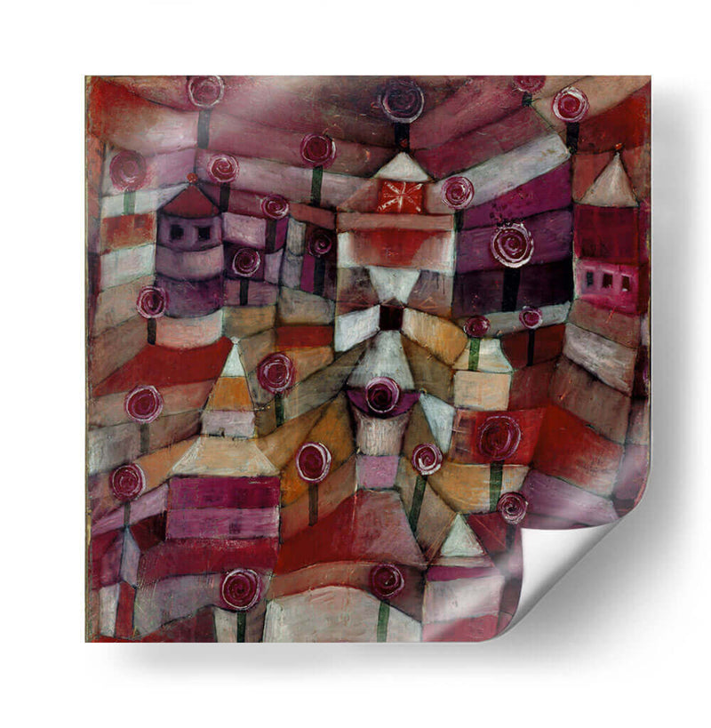 Jardín de rosas - Paul Klee | Cuadro decorativo de Canvas Lab