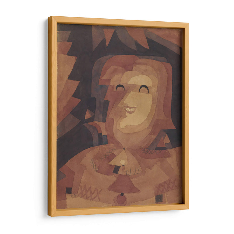 Retrato de la sonrisa de una dama - Paul Klee | Cuadro decorativo de Canvas Lab