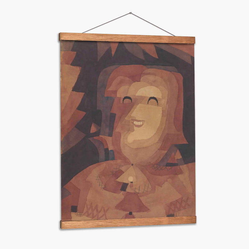 Retrato de la sonrisa de una dama - Paul Klee | Cuadro decorativo de Canvas Lab