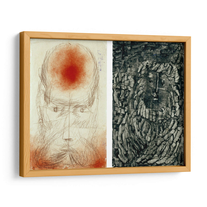 Retrato doble antiguo - Paul Klee | Cuadro decorativo de Canvas Lab
