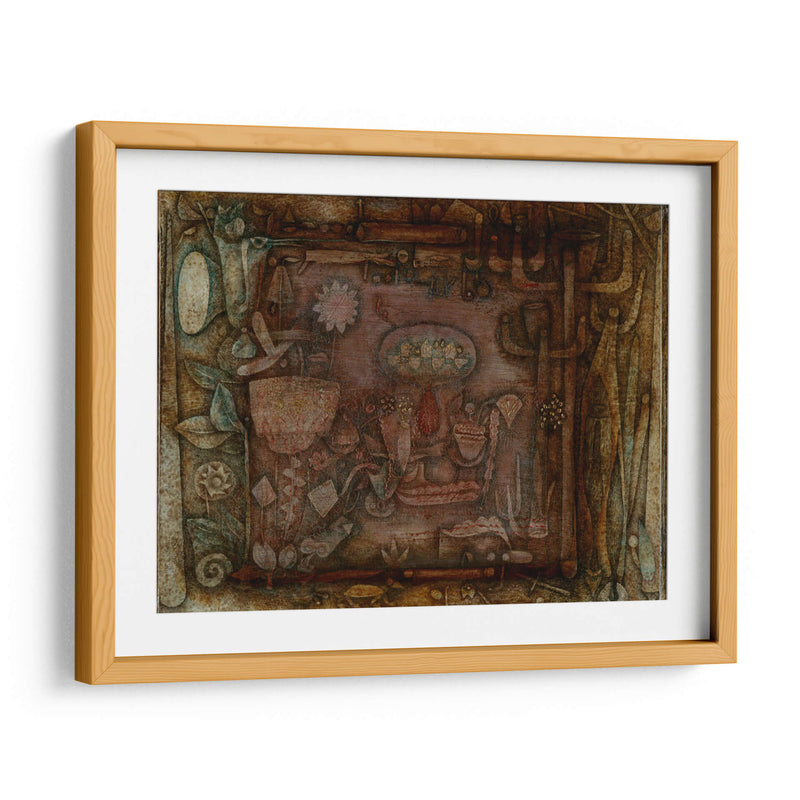 Teatro botánico - Paul Klee | Cuadro decorativo de Canvas Lab