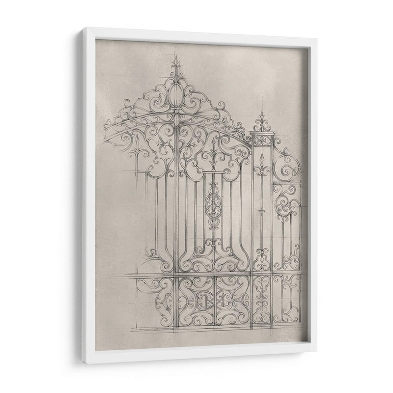Diseño De La Puerta De Hierro Ii - Ethan Harper | Cuadro decorativo de Canvas Lab