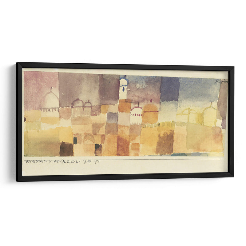 Vista de Kirwan - Paul Klee | Cuadro decorativo de Canvas Lab