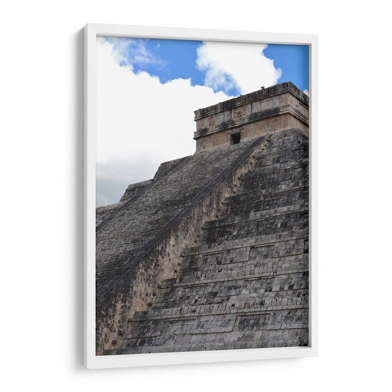 Close-up a la pirámide del castillo - Luis Rodrigo Magaña Andrade | Cuadro decorativo de Canvas Lab