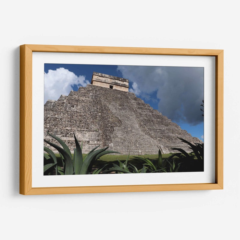 La pirámide del castillo en Chichén Itzá - Luis Rodrigo Magaña Andrade | Cuadro decorativo de Canvas Lab