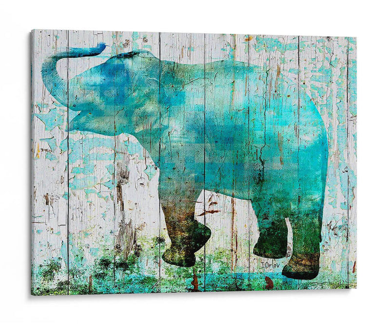 Elefante Azul - Irena Orlov | Cuadro decorativo de Canvas Lab