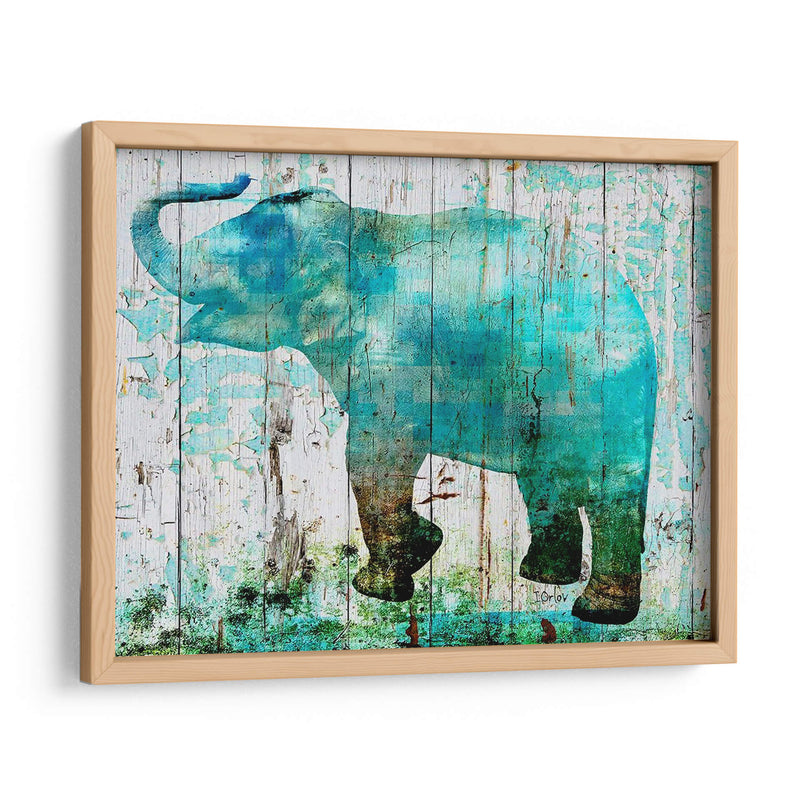 Elefante Azul - Irena Orlov | Cuadro decorativo de Canvas Lab