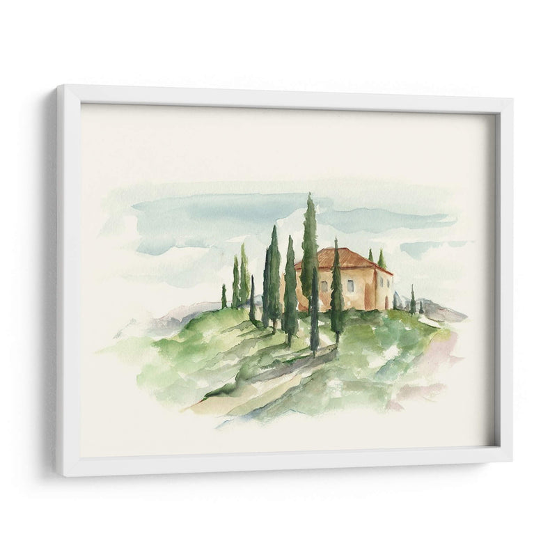 Acuarela Villa Toscana Ii - Ethan Harper | Cuadro decorativo de Canvas Lab