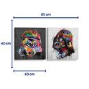 Vader Graffiti - Set de 2 - David Aste - Cuadro decorativo | Canvas Lab