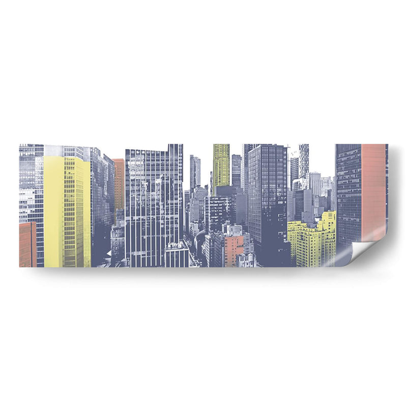 Panorama Pastel Nyc - Jeff Pica | Cuadro decorativo de Canvas Lab