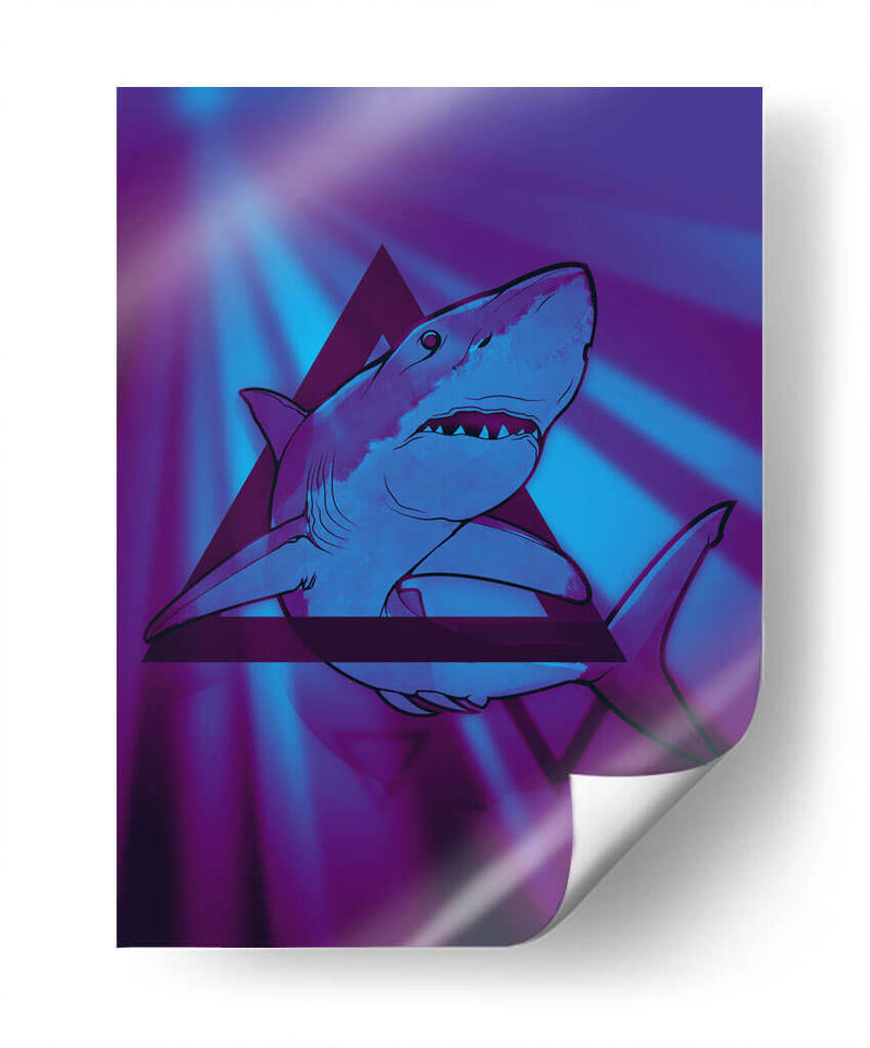 Tiburón - Yorckh | Cuadro decorativo de Canvas Lab