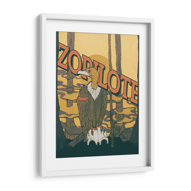 Zopilote - Yorckh | Cuadro decorativo de Canvas Lab
