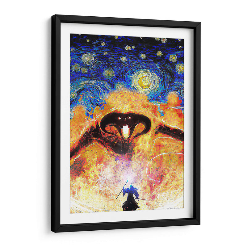 You Shall Not Pass in This Starry Night | Cuadro decorativo de Canvas Lab