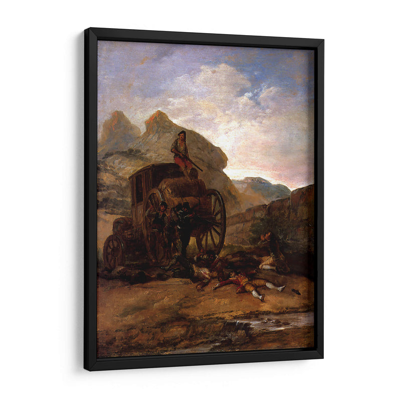 Asalto de ladrones - Francisco de Goya | Cuadro decorativo de Canvas Lab