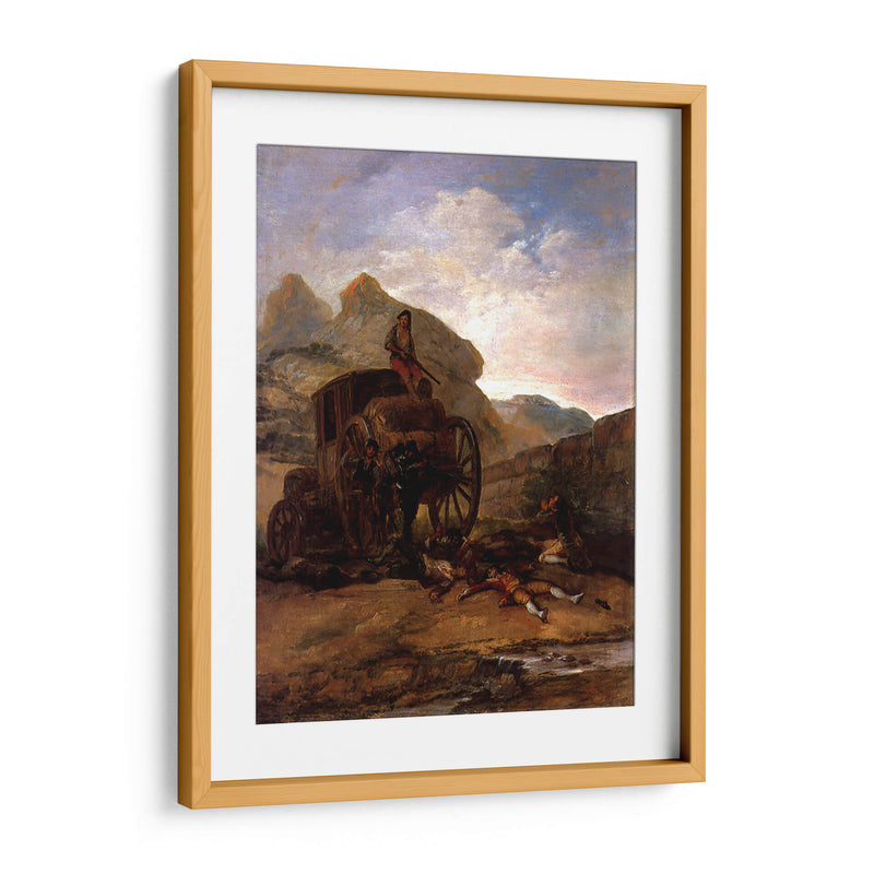 Asalto de ladrones - Francisco de Goya | Cuadro decorativo de Canvas Lab