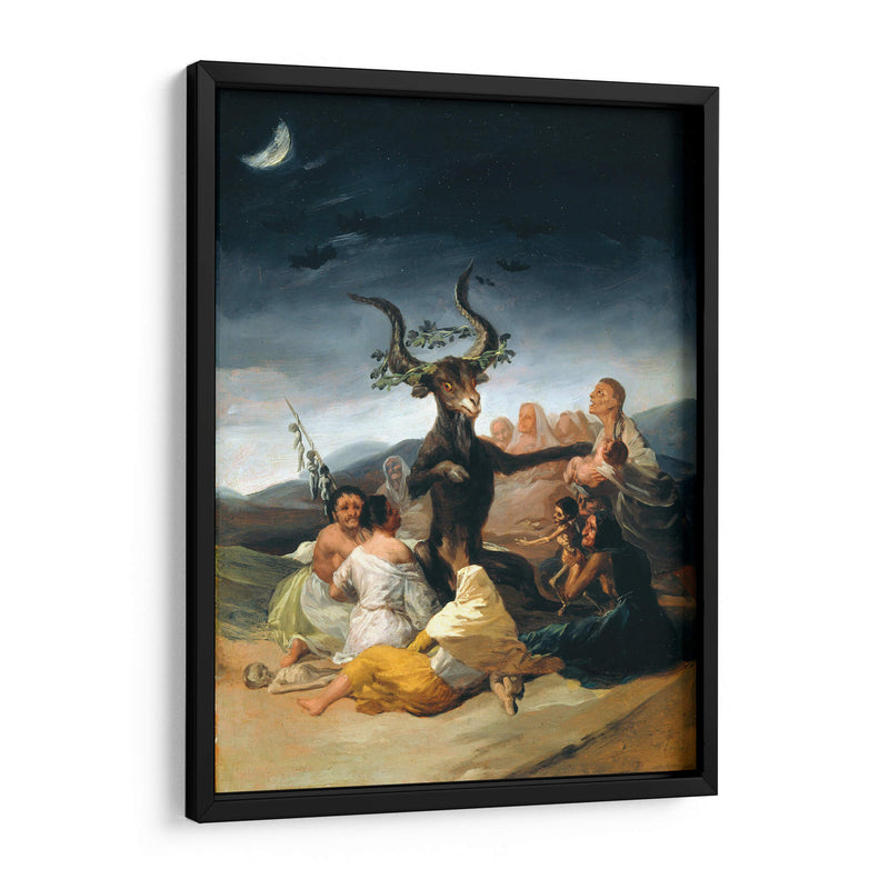 El aquelarre - Francisco de Goya | Cuadro decorativo de Canvas Lab