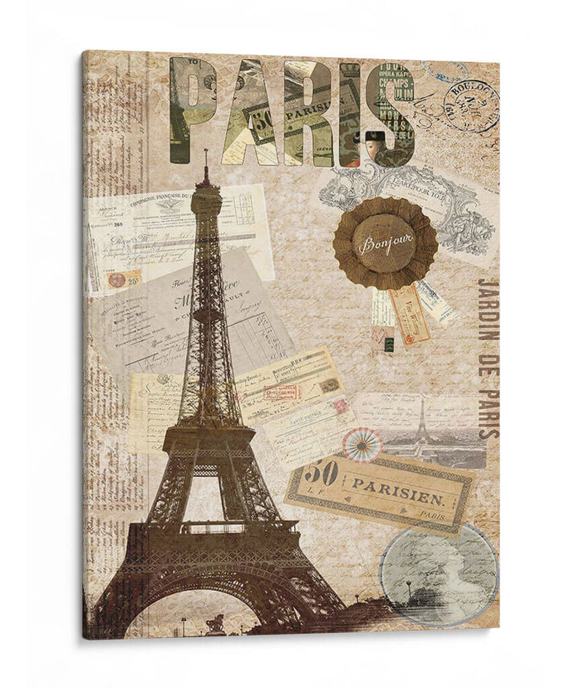 Tarjetas Postales De Paris Xiv - Sandy Lloyd | Cuadro decorativo de Canvas Lab