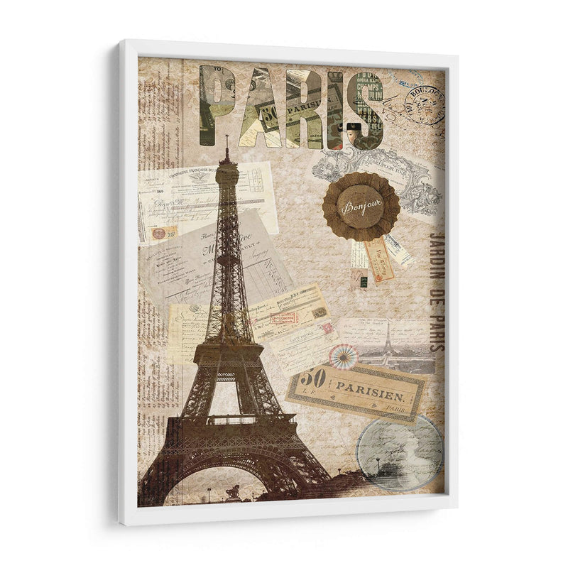 Tarjetas Postales De Paris Xiv - Sandy Lloyd | Cuadro decorativo de Canvas Lab