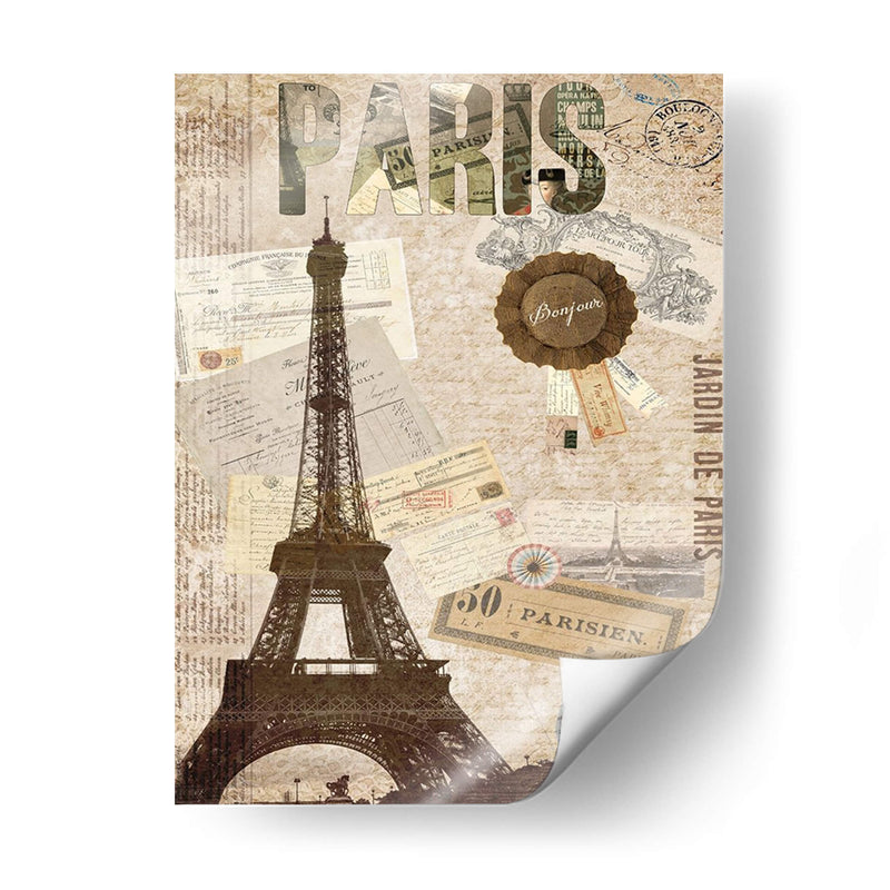 Tarjetas Postales De Paris Xiv - Sandy Lloyd | Cuadro decorativo de Canvas Lab