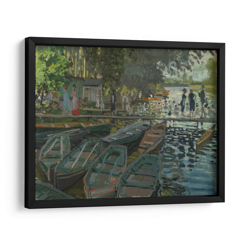 Baños de La Grenouillère - Claude Monet | Cuadro decorativo de Canvas Lab