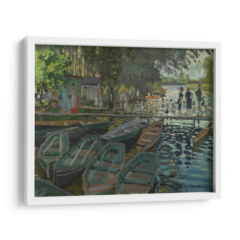 Baños de La Grenouillère - Claude Monet | Cuadro decorativo de Canvas Lab