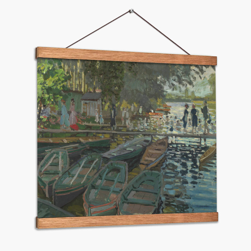 Baños de La Grenouillère - Claude O. Monet | Cuadro decorativo de Canvas Lab