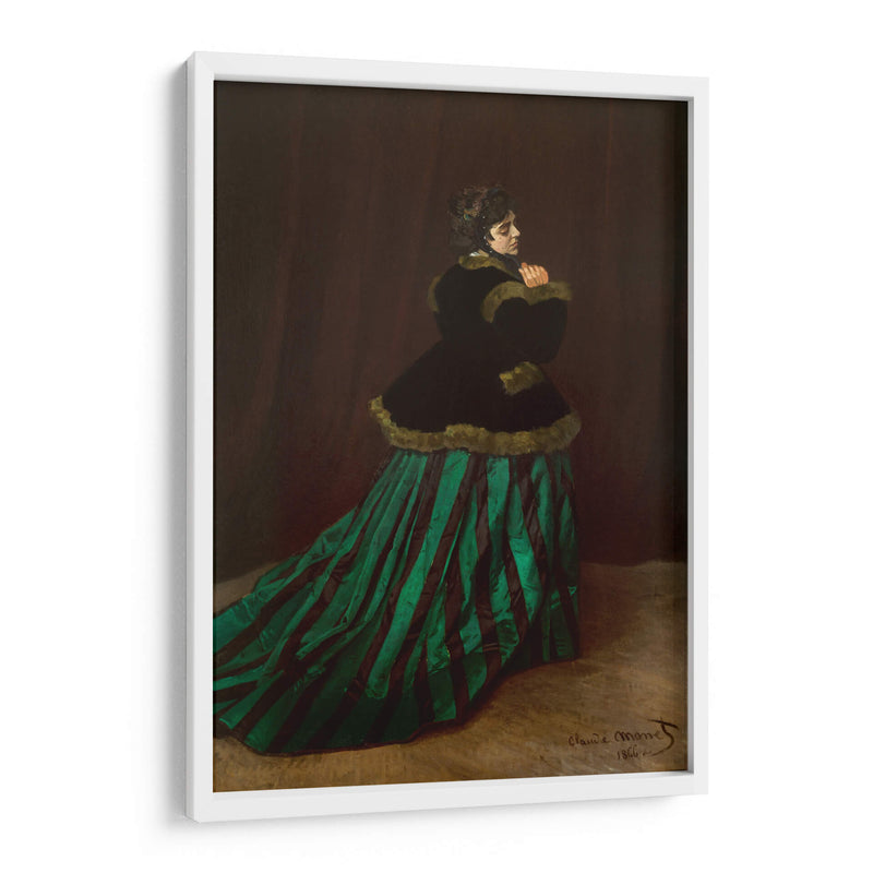 Camille con traje verde - Claude Monet | Cuadro decorativo de Canvas Lab
