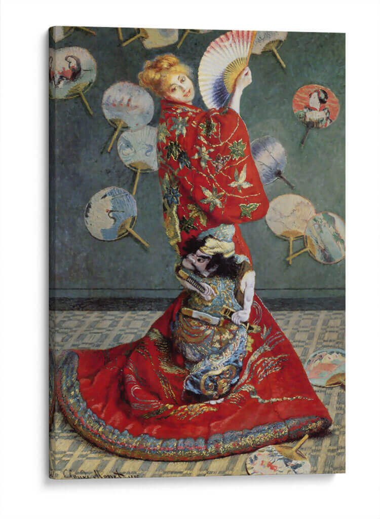 Camille Monet con traje japonés - Claude O. Monet | Cuadro decorativo de Canvas Lab