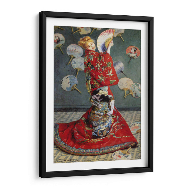 Camille Monet con traje japonés - Claude O. Monet | Cuadro decorativo de Canvas Lab