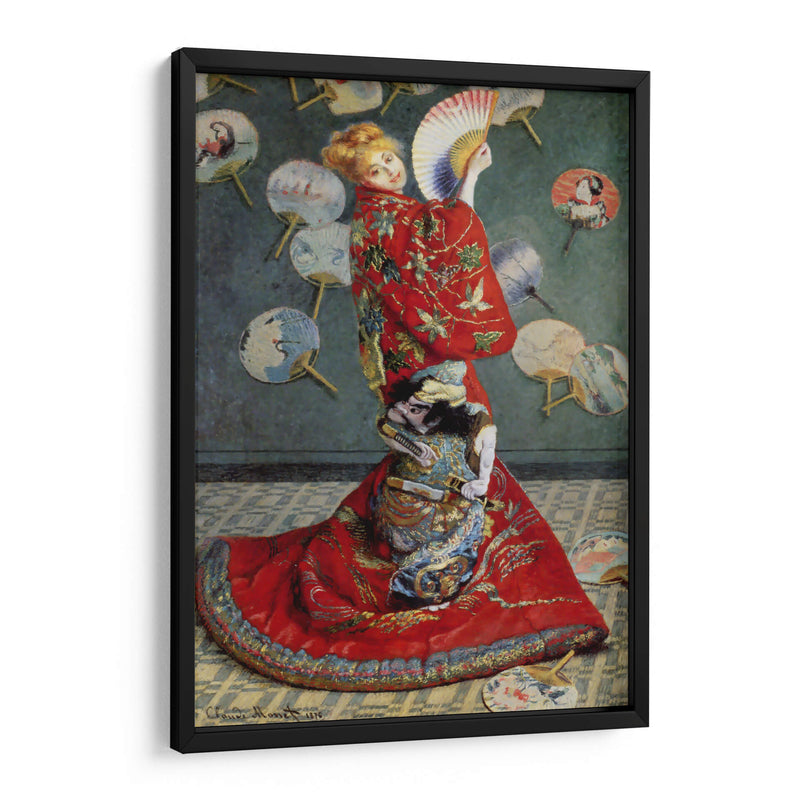 Camille Monet con traje japonés - Claude O. Monet | Cuadro decorativo de Canvas Lab
